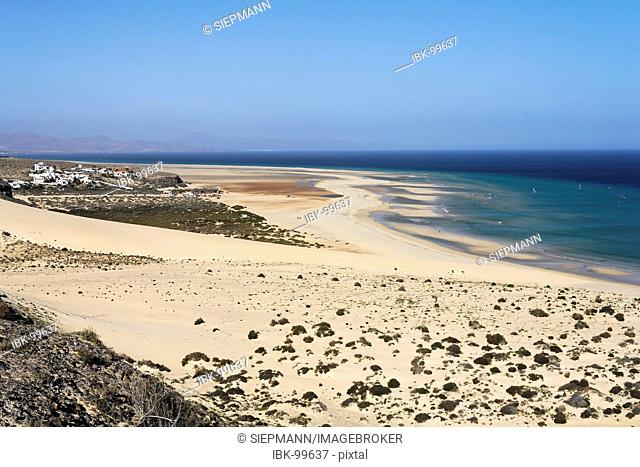 Dune in Risco del Paso , Playa de Sotavento , Jandia , Fuerteventura , Canary Islands