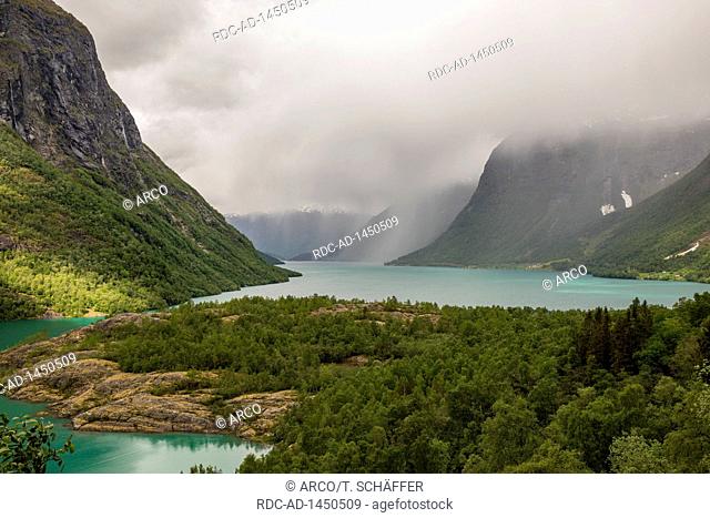 Glacier valley, Kjenndalsbreen, Sogn og Fjordane, Norway