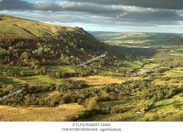 Senni Valley, Brecon Beacons N P , Powys, Wales, autumn