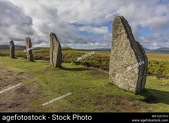 Ring of Brogar, Orkneys, Scotland, United Kingdom, Europe