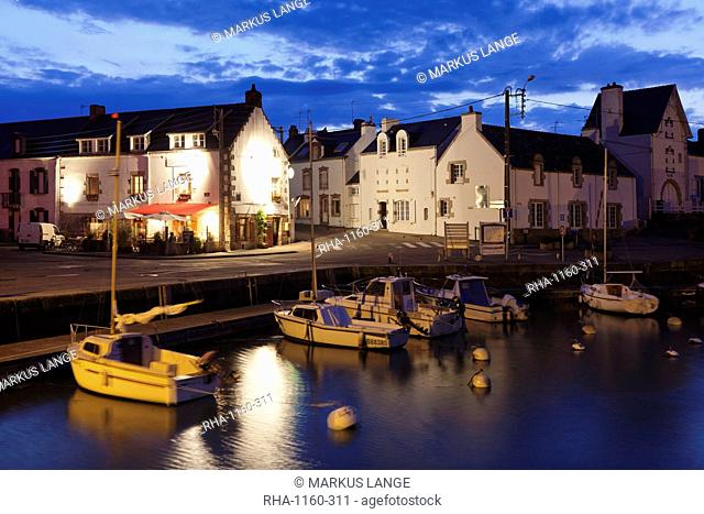 Old fishery port, Port Haliguen, Quiberon, Cote de Morbihan, Brittany, France, Europe