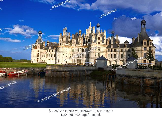 Chambord, Chambord Castle, Chateau de Chambord, Loir et Cher, Loire Valley, Loire River, Val de Loire, UNESCO World Heritage Site, France