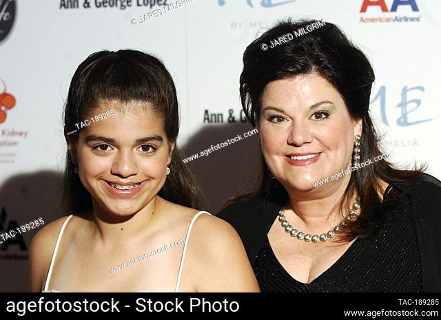 (L-R) Mayan Lopez and Ann Lopez attends red carpet arrivals for the 29th Annual The Gift of Life Gala at the Century Plaza Hotel on May 18, 2008 in Los Angeles