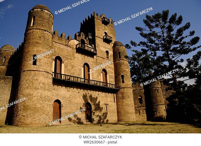 Fasilides Castle in Gondar, Ethiopia, Africa