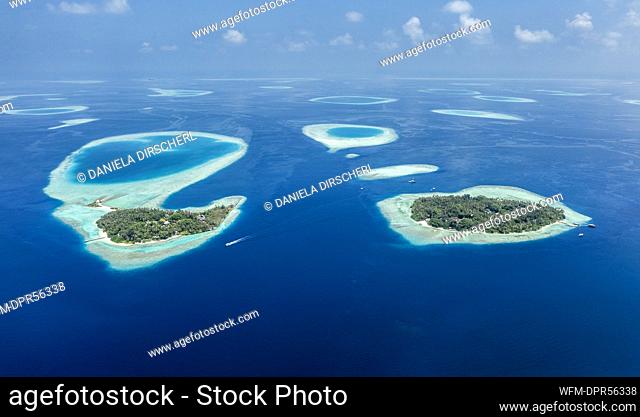 Vacation Island Villivaru and Biyaadhoo, South Male Atoll, Indian Ocean, Maldives