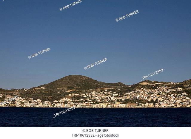 Waterfront Vathy Samos Greece