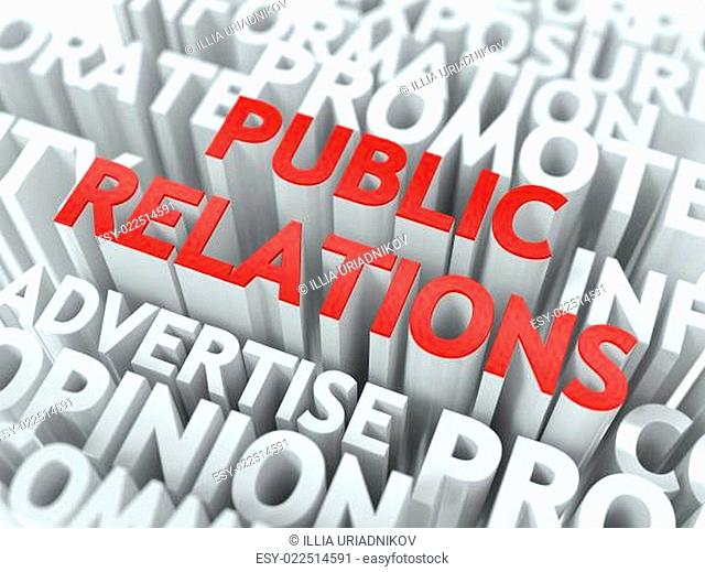 Public Relations (PR) Concept