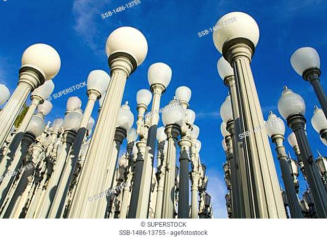 Urban Light by Chris Burden, Los Angeles County Museum of Art, Wilshire Boulevard, Los Angeles, California, USA, North America