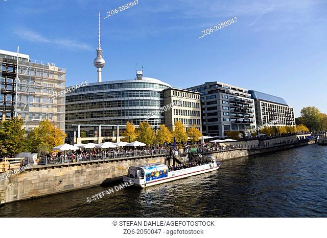 View over the River Spree in Berlin, Germany