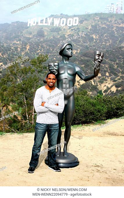 21st annual SAG Awards 'Actor' visits the Hollywood sign event Featuring: Jason George Where: Los Angeles, California, United States When: 20 Jan 2015 Credit:...