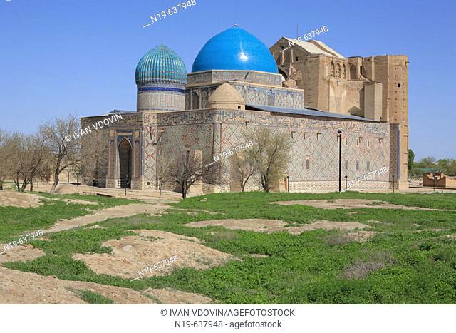 Mausoleum of Khoja Ahmed Yasawi (1397-1399). Turkestan, Kazakhstan