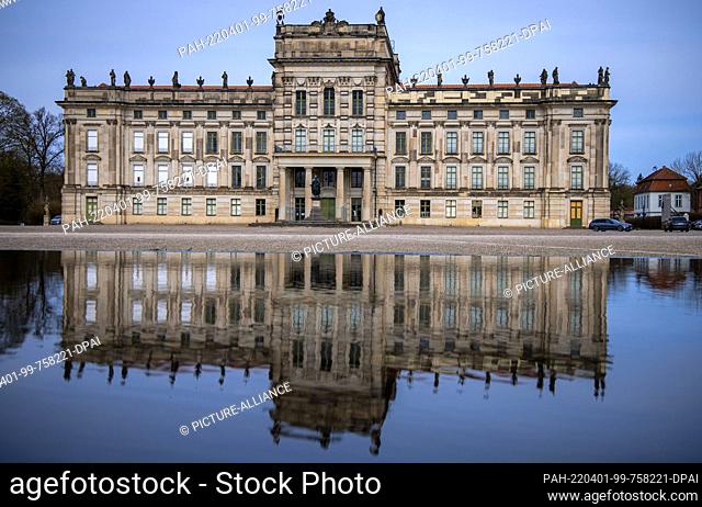 01 April 2022, Mecklenburg-Western Pomerania, Ludwigslust: Ludwigslust Palace, also known as the ""Versailles of the North