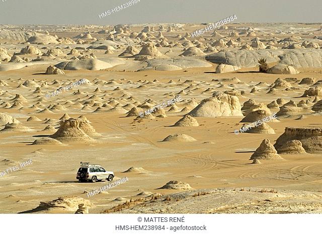 Egypt, Upper Egypt, Libyan Desert, the new white desert