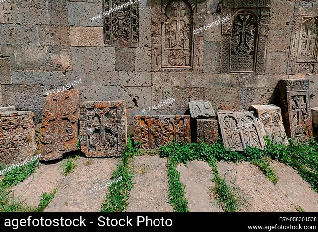 Khachkars near the monastery of Tatev