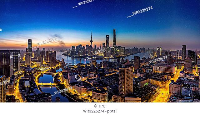 Starry sky Shanghai;Shanghai;China