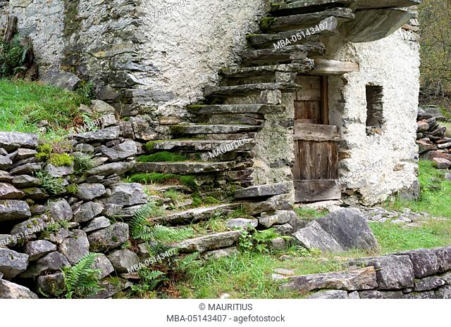 Old storage in the Verzasca Valley