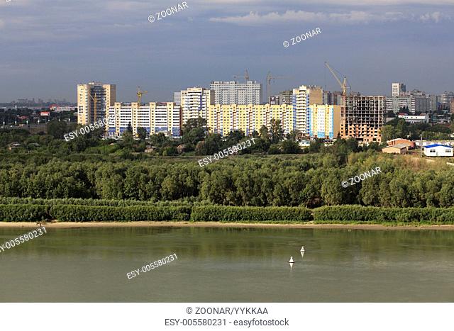 Development area AVANGRAD - a modern residential complex in Omsk