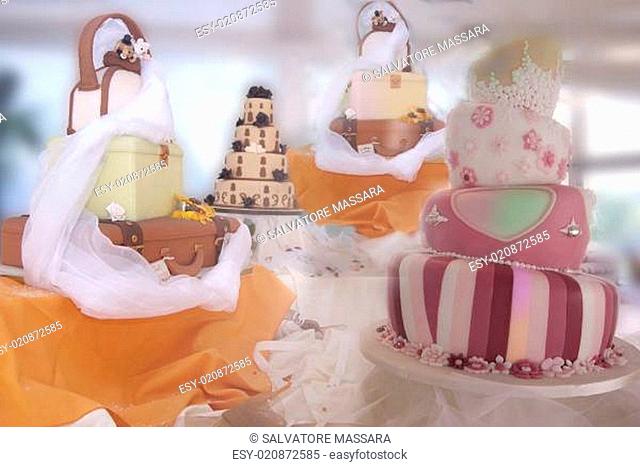 show of artistic and creative wedding cakes