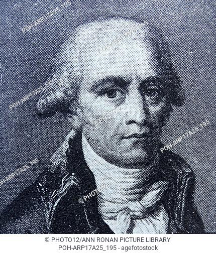 Portrait of Jean-Baptiste Lamarck (1744-1829) French naturalist. Dated 19th Century
