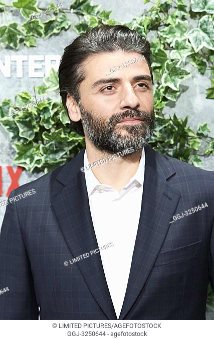 Oscar Isaac attends 'Triple Frontier' Premiere at at Callao Cinema on March 6, 2019 in Madrid, Spain