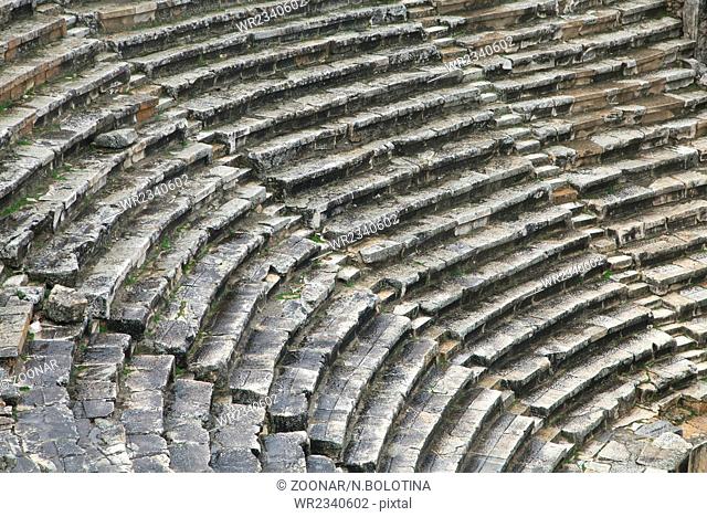 Ancient greek amphitheater in Turkey