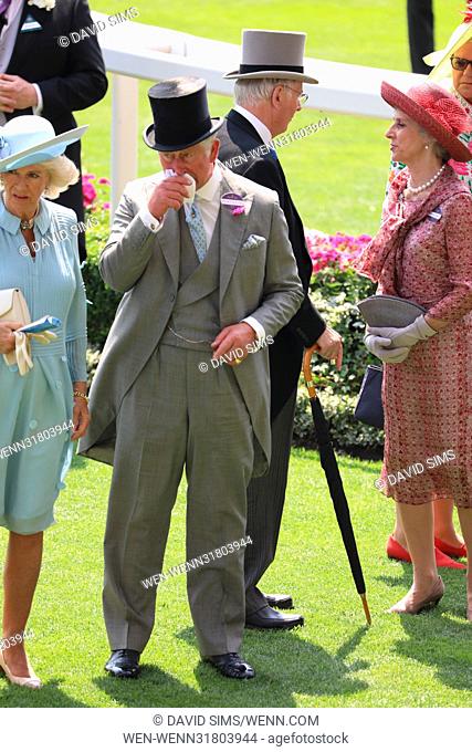 Royal Ascot 2017 held at Ascot Racecourse - Day 2 Featuring: Camilla, Duchess of Cornwall, Charles, Prince of Wales, Prince Richard
