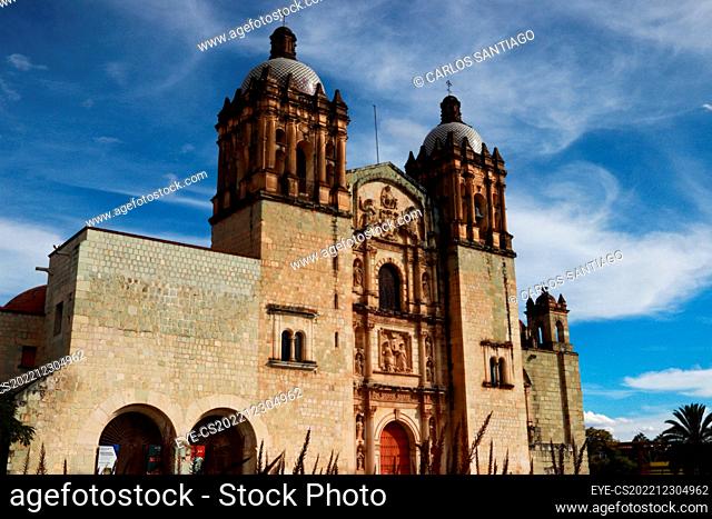 December 29, 2022 in Oaxaca, Mexico: Temple and former convent of Santo Domingo de Guzmán, located in the historic center of the city of Oaxaca de Juárez