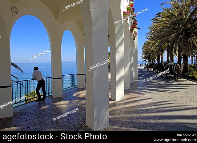 Balcon de Europa, Nerja, Costa del Sol, Malaga Province, Andalusia, Spain, Europe