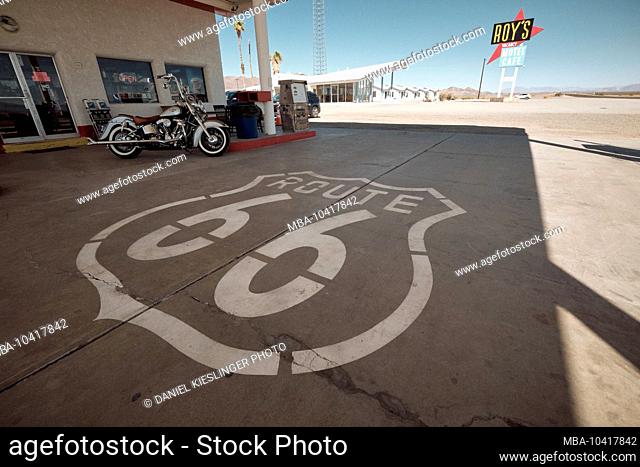 USA, United States of America, california, Amboy, Roy's Cafe, Mojave Desert, Route 66
