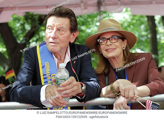 Fifth Avenue, New York, USA, September 15, 2018 - Helmut Jahn, Grand Marshals of the 61st Annual German-American Steuben Parade today in New York City