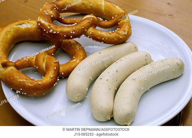 Bavarian veal sausage, Germany