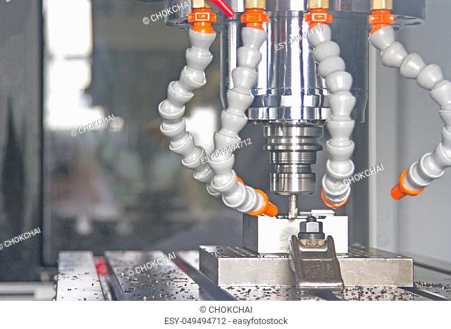 CNC Machine cutting motion in work material