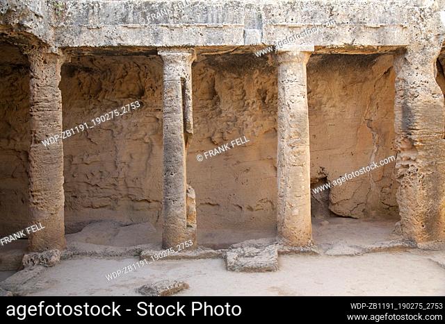 Cyprus, Paphos, Tombs of the Kings, Tomb