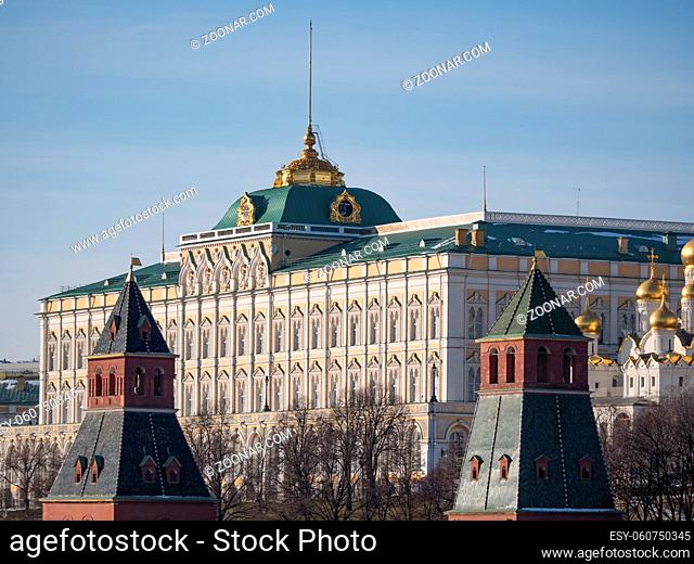 Moscow Kremlin building of the Grand Kremlin Palace