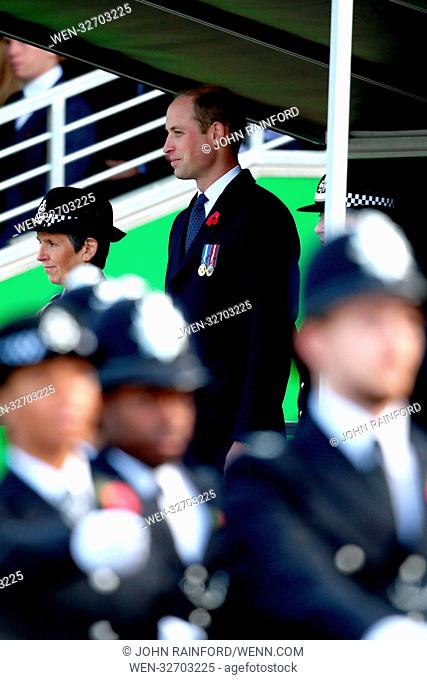 The Duke of Cambridge attends the Metropolitan Police Service Passing Out Parade, to mark the graduation of 182 new recruits from the Met's Police Academy in...