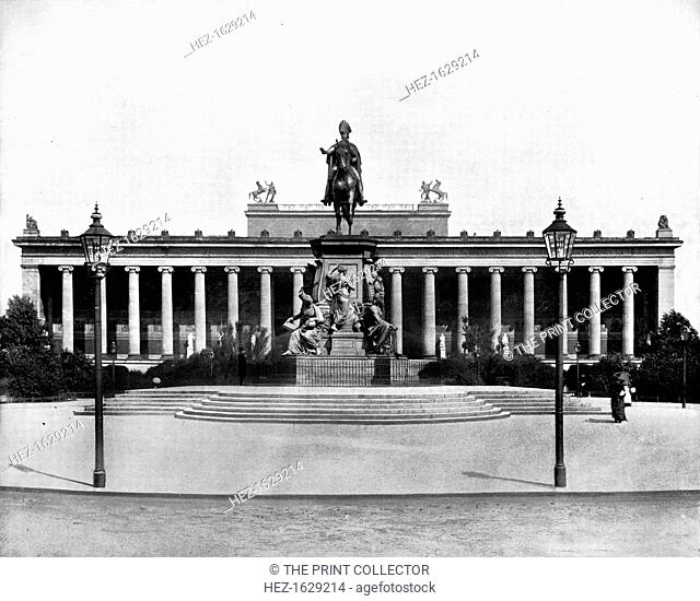 The Royal Museum, Berlin, 1893. The Altes Museum, (formerly known as the Royal Museum), was founded by Frederick William III in 1824