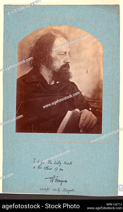 Alfred, Lord Tennyson. Artist: Julia Margaret Cameron (British (born India), Calcutta 1815-1879 Kalutara, Ceylon); Date: 1865; Medium: Albumen silver print from...