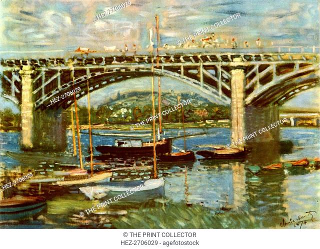 'The Bridge Over the Seine at Argenteuil', 1874, (1937). Creator: Claude Monet
