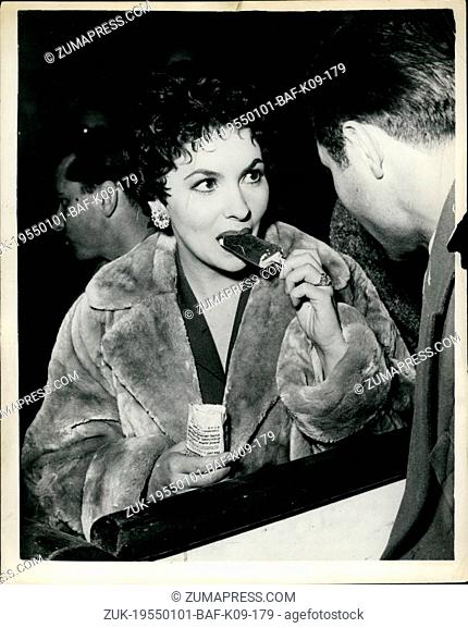 Jan. 01, 1955 - She Loves A 'Lolly' - Does Lollo..!!!! Italian Star Visits The Circus: Popular star of the Italian Screen Lovely Gina Lollobrigida was the guest...