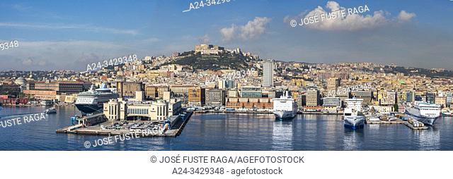 Italy, Napoli City City panorama