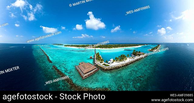 Scenic view of Lankanfushi Island in Male Atoll, Maldives