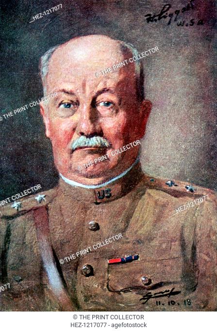 Hunter Liggett, American First World War general, (1926). Liggett (1857-1935) commanded the US First Army from October 1918 until the end of the war