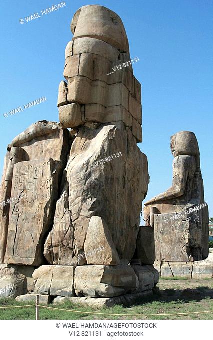 Colossi of Memnon Luxor Egypt
