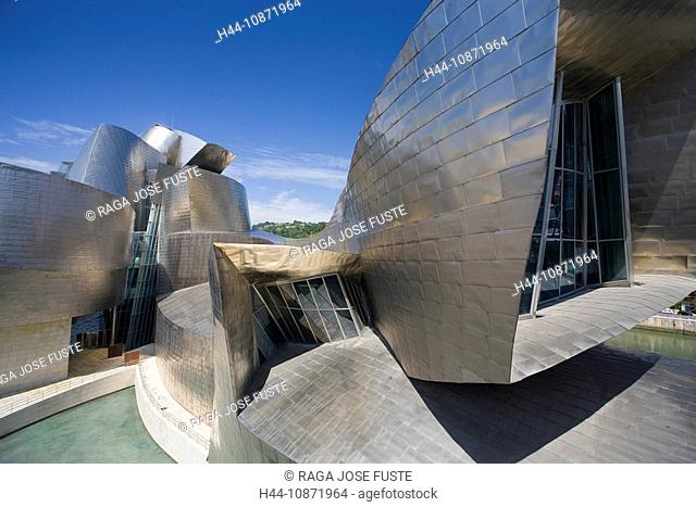 Spain, Basque Provinces, Bilbao, home Guggen, museum, architecture, Gehry, art, skill, culture, holidays, travel