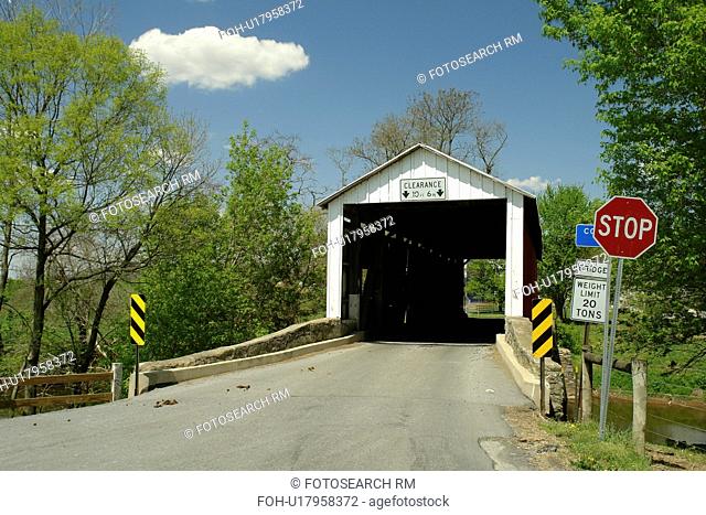 Lancaster County, PA, Pennsylvania, Hinkletown Covered Bridge