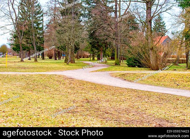 Some Footpaths in the Heinepark in Rudolstadt I