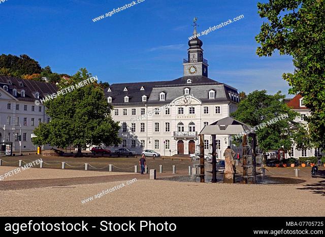Old town Hall at castle square, Saarbruecken, Saarland, Germany