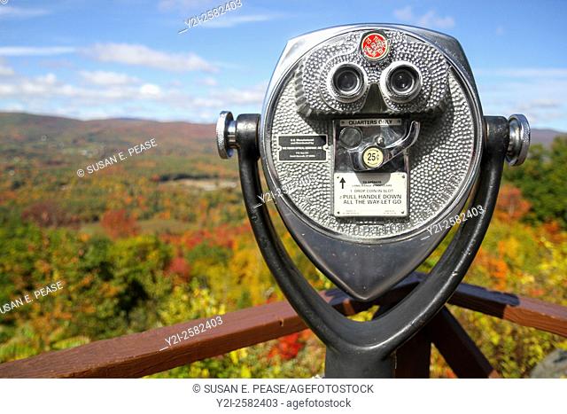 Coin-operated viewer near Route 2 in Berkshire County, Massachusetts, United States, North America