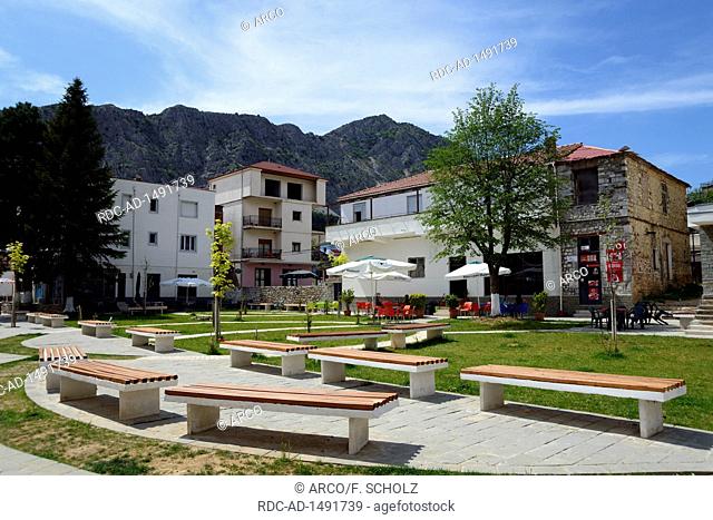 Village Square, Leskovik, Kolonja, Albania, Leskoviku