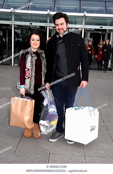 Celebrities attend The Baby Show at ExCeL London Featuring: Dani Harmer, Simon Brough Where: London, United Kingdom When: 19 Feb 2016 Credit: WENN.com